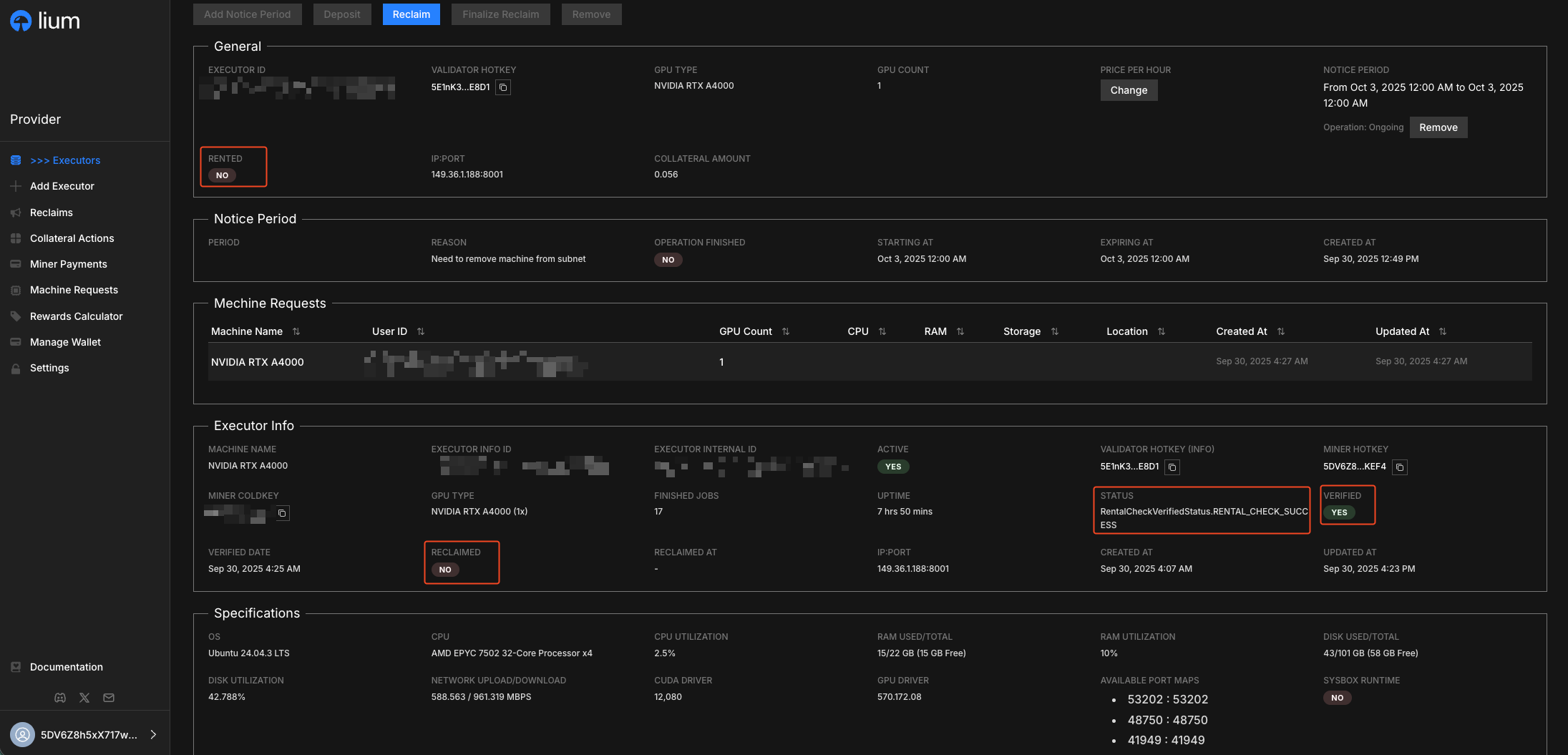 Node Status Monitoring